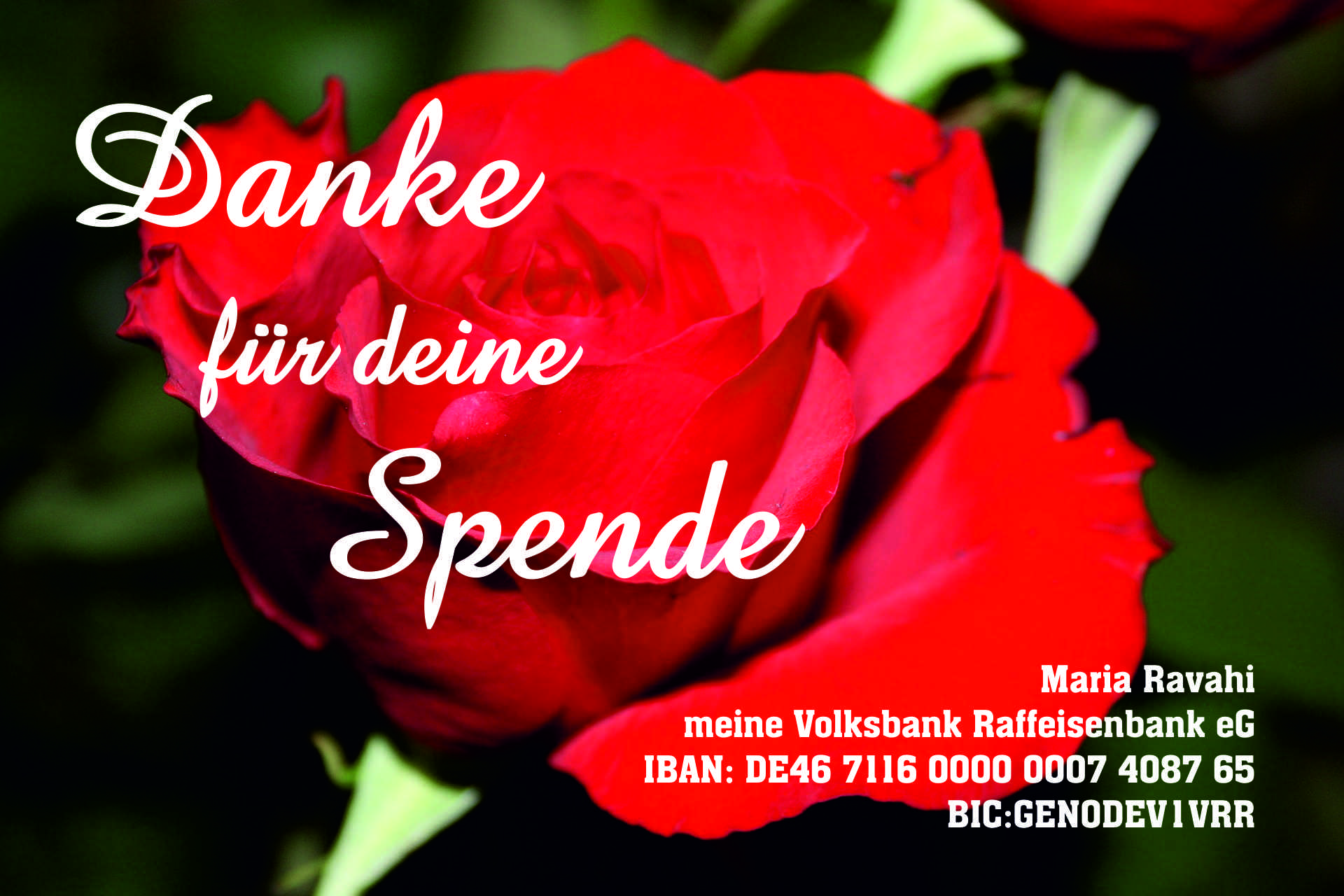 Danke für deine Spende